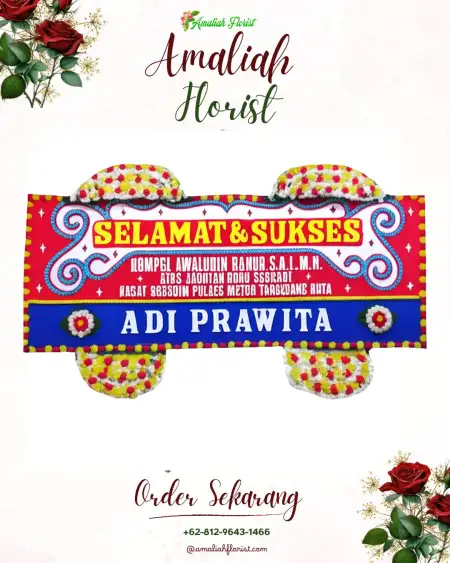 Papan Bunga Ucapan Selamat Jita